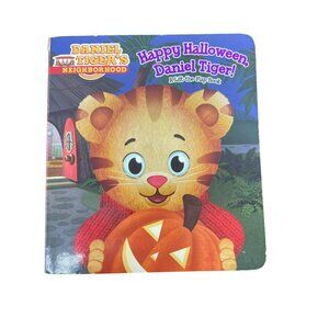 Happy Halloween Daniel Tiger Lift-The-Flap Board Book For Kids By Angela C. Sant